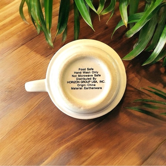 Espresso Cup Set with Stand - White Earthenware, 4 Stackable Mugs - Picture 6 of 11